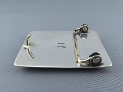 Jimmy Poyer Multi-Color Inlay Belt Buckle