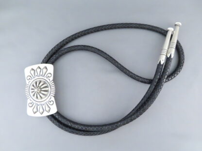 Sterling Silver Bolo Tie by Leonard Gene