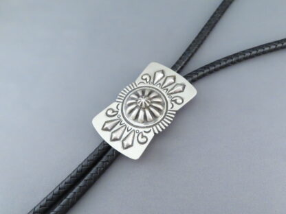 Sterling Silver Bolo Tie by Leonard Gene