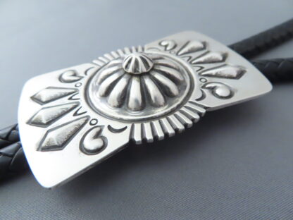 Sterling Silver Bolo Tie by Leonard Gene