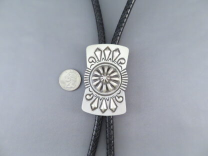 Sterling Silver Bolo Tie by Leonard Gene
