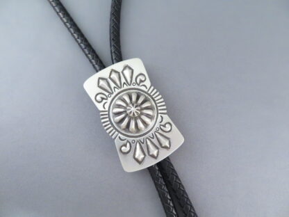 Sterling Silver Bolo Tie by Leonard Gene