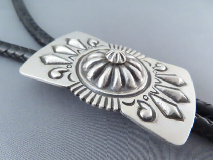 Sterling Silver Bolo Tie by Leonard Gene