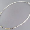Sterling Silver Necklace with Multi-Stone Inlay