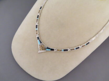 Multi-Stone with Turquoise Inlay Necklace