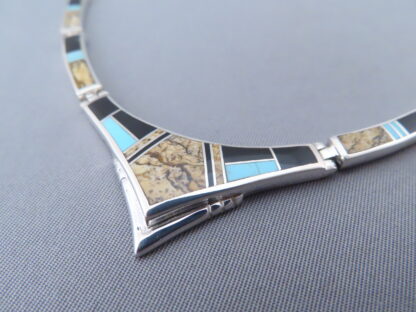 Multi-Stone with Turquoise Inlay Necklace