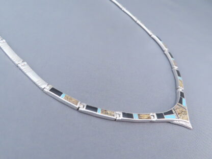 Multi-Stone with Turquoise Inlay Necklace