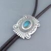 Bolo Tie with Bisbee Turquoise – Leonard Gene