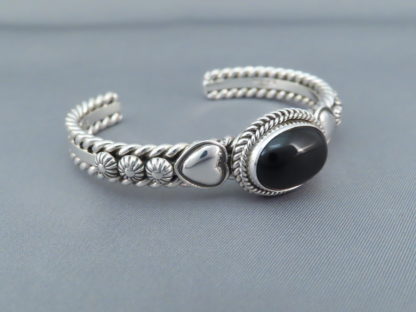 Black Onyx Cuff Bracelet by Artie Yellowhorse