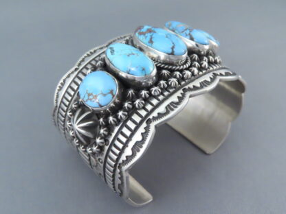 Golden Hills Turquoise Sterling Silver Cuff Bracelet