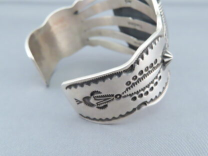 Aaron Toadlena Kingman Turquoise Sterling Silver Bracelet – WOW!!