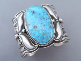 Andy Cadman Wider Kingman Turquoise Cuff Bracelet