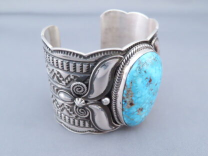 Andy Cadman Wider Kingman Turquoise Cuff Bracelet