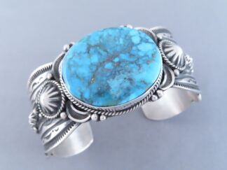 Larger Kingman Turquoise Cuff Bracelet
