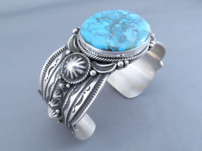 Larger Kingman Turquoise Cuff Bracelet