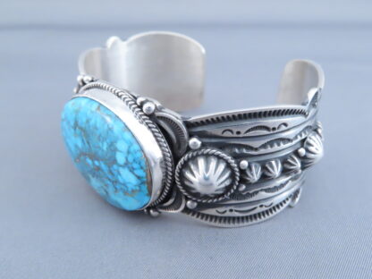 Larger Kingman Turquoise Cuff Bracelet