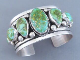 Seven-Stone Turquoise Bracelet by Albert Jake