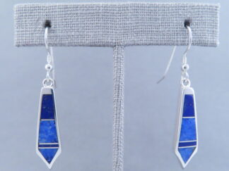Sterling Silver & Lapis Inlay Earrings