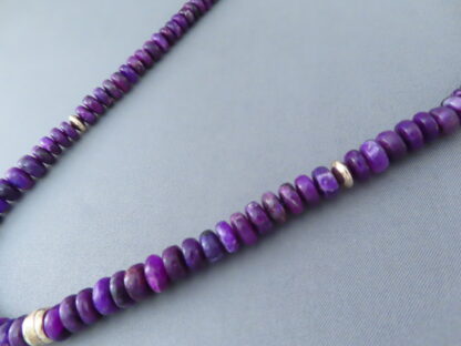 Sugilite & 14kt Gold Necklace