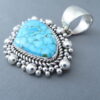 Artie Yellowhorse Kingman Turquoise Pendant