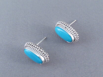 Sleeping Beauty Turquoise Earrings