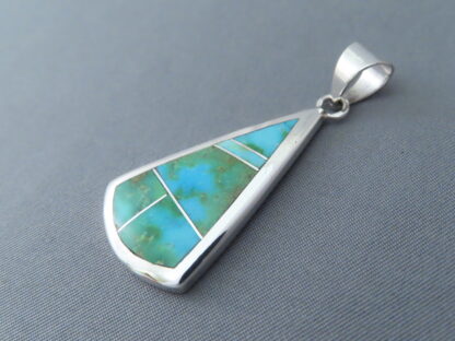 Turquoise Inlay Pendant – Sonoran Gold Turquoise