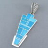 Impressive Turquoise Inlay Pendant