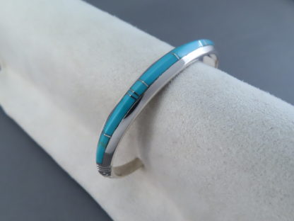 Turquoise Inlay Cuff Bracelet (small)