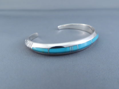 Turquoise Inlay Cuff Bracelet (small)