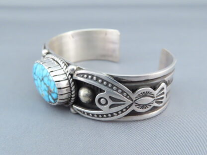 Kingman Turquoise Cuff Bracelet by Albert Jake