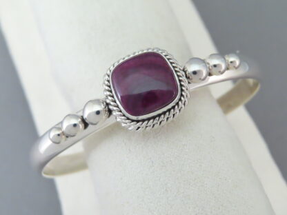 Purple Spiny Oyster Shell Cuff Bracelet