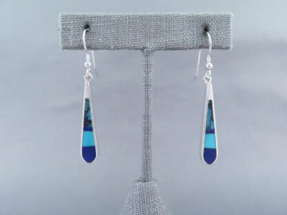 Turquoise & Lapis Inlay Earrings