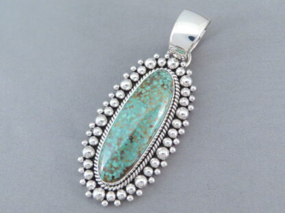 Artie Yellowhorse Kingman Turquoise Pendant