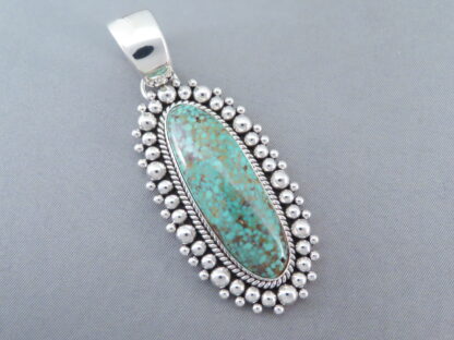 Artie Yellowhorse Kingman Turquoise Pendant
