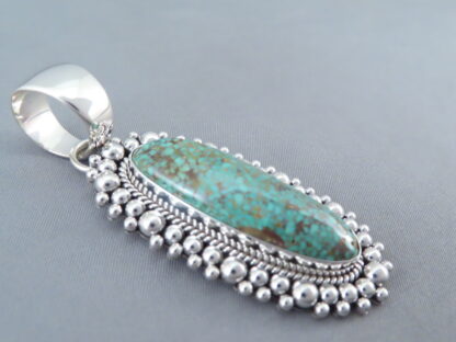 Artie Yellowhorse Kingman Turquoise Pendant