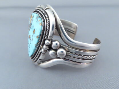 Cuff Bracelet with Tyrone Turquoise