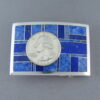 Lapis Inlay Belt Buckle