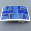 Lapis Inlay Belt Buckle