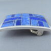 Lapis Inlay Belt Buckle