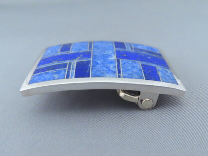 Lapis Inlay Belt Buckle