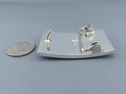 Lapis Inlay Belt Buckle