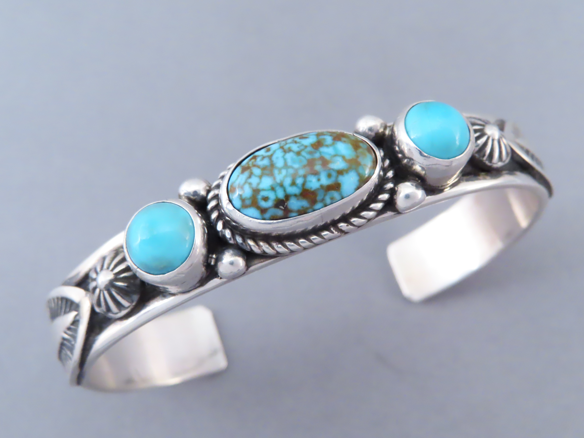 Sleeping Beauty AND Kingman Turquoise Cuff Bracelet