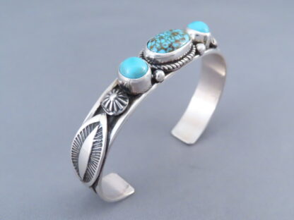 Sleeping Beauty AND Kingman Turquoise Cuff Bracelet