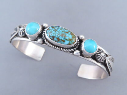 Sleeping Beauty AND Kingman Turquoise Cuff Bracelet