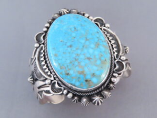 Aaron Toadlena Kingman Turquoise Bracelet Cuff