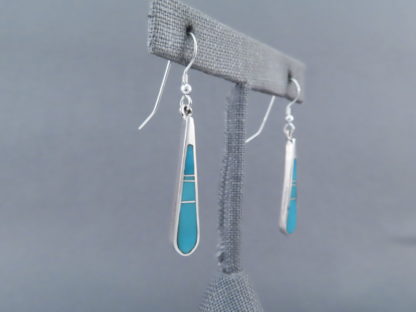 Turquoise Inlay Earrings (Long)