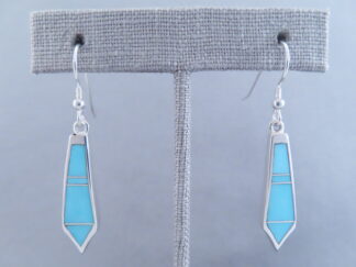 Turquoise Inlay Earrings (Long & Dangling)