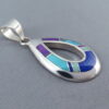 Inlaid Multi-Stone Pendant