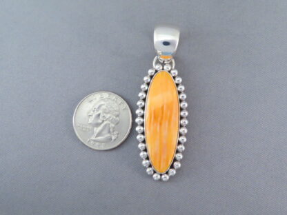 Spiny Oyster Shell Pendant by Artie Yellowhorse