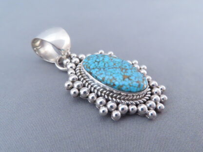Kingman Turquoise Slider/Pendant by Artie Yellowhorse